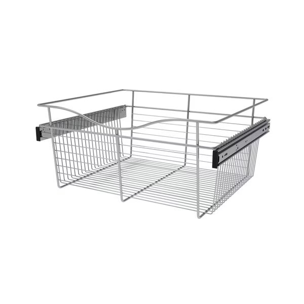 Rev-A-Shelf 24 W Closet Basket for Custom Closet Systems, Rev-A-Shelf, Mfr#: CB-242011CR-1